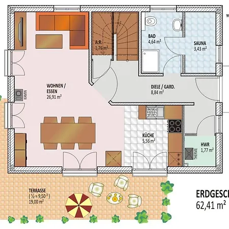 Ferienhaus Bernsteinhus * Glowe